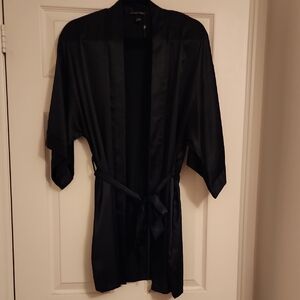 Victoria's Secret Black Satin Loungewear